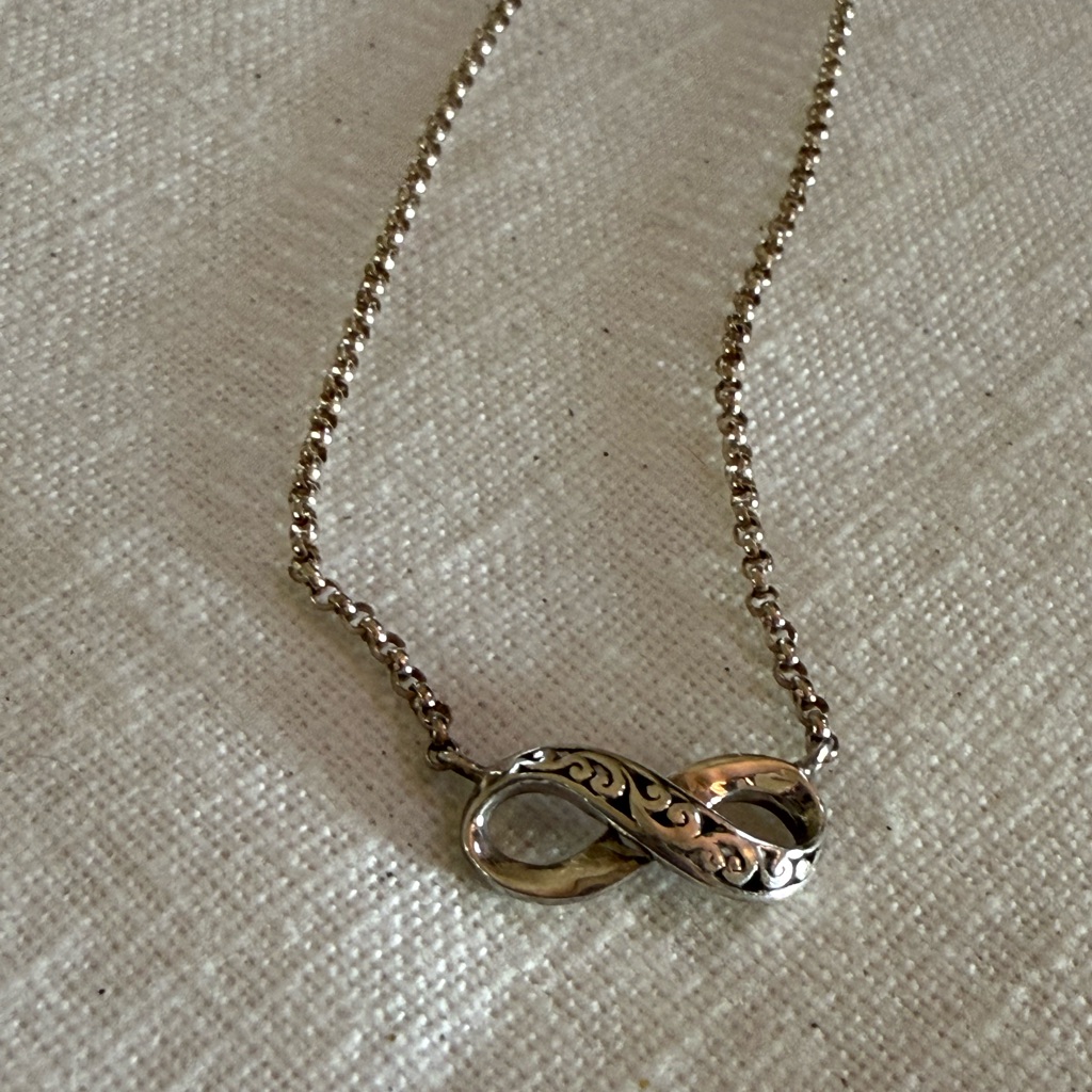 Sterling Silver Infinity Necklace Lois Hill With Gift Box